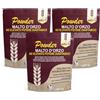 Malto Attivo, Box Powder da 3 pz di Powder 1.5Kg, Farina di Malto d'Orzo ad Elevato Potere Diastasico, Malto Diastasico Ideale per Panificazione, 14.000 Unità Pollak, Made in Italy.
