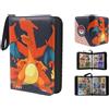 Squirtle Bulbasaur Card Binder Anime Photo Album Collect Loose Leaf Pu Zipper Fi