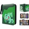 Squirtle Bulbasaur Card Binder Anime Photo Album Collect Loose Leaf Pu Zipper Fi