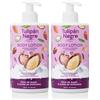 Tulipan Negro Body Lotion T Negro Argán Y Almendras 400 Ml Cura della persona e salute (Confezione da 2)