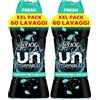 Lenor Profumatore Bucato Perle Profumate Lavatrice, MAXI FORMATO Unstoppables Fresh, XXL PACK 735g, Il Profumo Per Il Bucato Che Diffonde Un Fresco Profumo Che Dura a Lungo (Confezione da 2)