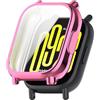 FTRONGRT Cover Compatibile con Xiaomi Redmi Watch 5 Lite, Placcatura TPU Morbido, All-Inclusive, Antigraffio Orologio Custodia Protettiva Compatibile con Xiaomi Redmi Watch 5 Lite. Rosa