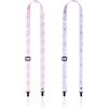 VOVMOEYA Tracolla Per Fotocamera, Tracolla Da Collo Per Fotocamera, Tracolla Per IPad, Compatibile Con Fujifilm Mini (Rosa E Viola)