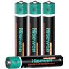 Hisewen Batteria AAAA, Hisewen 4pcs Batteria ricaricabile NI-Mh AAAA per Surface Pen, mouse, tastiera Bluetooth, spazzolini da denti sonici, penna touchscreen