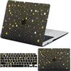 FFBOFFC Custodia Compatibile per MacBook Neo da 13 pollici Modello 2026 (A3404) con chip A18 Pro, Copertina Rigida in Plastica Protettiva e Tastiera Cover, Stelle dorato