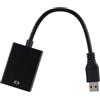 Operitacx Adattatore da USB 3.0 a 1080P per proiettore PC e Hdtv Supporta Multischermo Cavo Alta per Ufficio e Intrattenimento Colore Nero