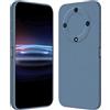 RankOne Custodia per HONOR Magic5 Lite 5G (6.67 Inches) Cover Morbida in Silicone TPU - Grigio lavanda