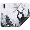 Yimomoyi Mousepad, 300 x 250mm Gaming Mauspad, Tappetino Scrivania con Base in Gomma Antiscivolo, Mouse Mat con Bordi Cuciti per Computer, PC, Laptop