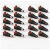 Panlouting 10 Coppie | Connettore Jack Alimentazione DC 5.5mm x 2.1mm Maschio e Femmina a Pulsante Morsettiera Adattatore per 12V 24V CCTV Telecamera Striscia LED Connessione Rapida