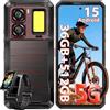 OBA OUKITEL WP300 Smartphone Rugged 5G, Android 15, Batteria 16000mAh, 36GB+512GB, Fotocamera 108MP, Display 6.8 120Hz, Dual SIM antiurto