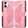 MOJIA Cover in Pelle per Vivo Y21 5G, Custodia Premium a Portafoglio con Interno Case in TPU e Porta Carte [Cinturino da Polso in Regalo]. Rosa