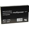 akku-net Powery - Batteria al piombo MP2-12SL 12 V, 12 V, 12 V, piombo acido [batteria al piombo]