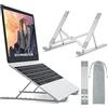 BONTEC Supporto PC Portatile per 10-17.3 Pollici Supporto per Laptop, Alluminio Porta PC con 7 Livelli di Regolazione in Altezza, Supporto Notebook Ventilato Raffreddamento, Fino a 20KG