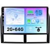 BXLIYER Android 15 IPS Autoradio Per Jeep Grand Cherokee WJ (1998-2004) - 2G+64G - Senza fili CarPlay + Android Auto - GRATUITI Camera - DAB Volante WiFi Fast-Boot DSP Split-Screen - 9 Pollici 2 Din
