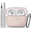 Inesore Compatible with AirPods Pro 1st/2nd Case - Pale Pink-B