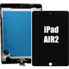 TELEMATICARICAMBI Display LCD e Digitizer Completo Nero per iPad Air 2 - Ricambio Sostitutivo Schermo per Modelli A1566 A1567 - Pannello Touch Screen ed LCD Colore Nero