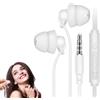 Maciun Auricolari in-ear per , in silicone leggero, cuffie da 3,5 mm con cancellazione del rumore in-ear per russare, viaggi aerei, yoga, meditazione