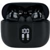 LA CASA DE LAS CARCASAS Cuffie Bluetooth 5.4 senza fili con display LED, cuffie HiFi con bassi potenti, microfono HD, controllo tattile, custodia di ricarica 300 mAh, compatibili iPhone e Android