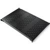 SABAJ M&D ripiano rack 19″ 1U, profondità regolabile, montaggio rapido a 4 punti senza attrezzi, portata fino a 80 kg (Nero, 675-1140 mm)
