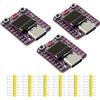 QIQIAZI Per scheda di sviluppo ESP32-C3 con display OLED da 0,42 pollici, per ESP32-C3 ESP Mini modulo supporta 2,4 G WiFi Bluetooth 4 MB Flash con porta USB di tipo C per lo sviluppo IoT (3 pezzi)