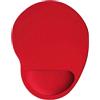 ulafbwur Tappetino per mouse ecologico per tastiera per uso domestico, con supporto per polso, controllo liscio, compatibile con Office Red