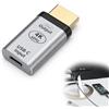 Zolara Adattatore da USB C a HDMI, 4K @ 60Hz, da USB C femmina a HDMI maschio, tipo C femmina a HDTV maschio, plug and play, adatto per il collegamento a un monitor
