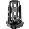 Suammiitstrieadea Shaker per telefono cellulare Home Office Contapassi Pedometro Wiggler Supporto per cellulare Scrivania Walking Swing Smartphone Accessorio Nero