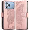 MOJIA Cover in Pelle per Blackview Wave 7C, Custodia Premium a Portafoglio con Interno Case in TPU e Porta Carte [Cinturino da Polso in Regalo]. Oro rosa