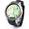 GiDaCom Smartwatch GPS con Mappe Offline, Bussola, Altimetro, Meteo - Orologio con Display AMOLED 1.43, Impermeabile 50M, Monitoraggio Cuore/Ossigeno/Pressione, Cinturino in Gel di Silice