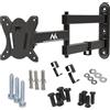 Maclean Staffa per TV o monitor, max. VESA 100x100, 13-32, 30 kg, nero, rotabile, inlinabile, Distanza dalla Parete 65-408 mm, MC-417 (13-32)