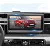 BIBIBO Compatibile con Citroen C3 C4, Opel Corsa F 2022-2025 Auto Navigation Pellicola Protettiva 4H Antigraffio Anti-impronte 9,7 Pollici GPS Trasparente Pellicola Protettiva (2 pezzi)