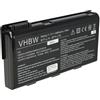 vhbw batteria compatibile con MSI MS-1683, MS-1731, MS-1734, MS-1736, X500-472 laptop, notebook (6600mAh, 11,1V, Li-Ion)
