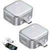 Generic Smart Auto Stop Adattatore di ricarica, 140 W Full Charge Disconnector, Intelligent Power Cut-Off Protector, Timer di spegnimento automatico per telefono, tablet e tutti i dispositivi USB, prolunga la