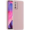 HULLIN Custodia per Telefono in Silicone Colorato, Adatta per Samsung Galaxy Note20 (6.7) - Polvere di sabbia