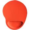 ulafbwur Tappetino per mouse ecologico per tastiera domestica con supporto per polso, controllo liscio, compatibile con Office Orange