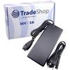 Trade-Shop Alimentatore di rete caricabatterie 36 V 2 A compatibile con Bosch Performance Line/CX/Speed
