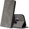 ZONNAVI Cover per Samsung Galaxy S8, Flip Custodia Pelle PU con [Slot Cart] [Supporto Stand] [Magnetica], Cover a Libro Portafoglio per Samsung Galaxy S8 (Grigio)