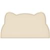 septillar Tappetino Ciotola Cani e Gatti, Antiscivolo Silicone Tappetini Cibo Tappetino Sottociotola Impermeabile (Beige, 52x30 cm)