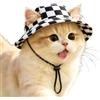 fayarrd Cappello da Secchiello per Cani | Forniture Estive Antiscivolo A Tesa Larga,Protezione Solare Cappello per Cani - per Cuccioli Gattini Taglie Piccole Medie Grandi Spiaggia Escursionismo Pesca