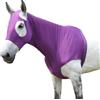 Gallopoff Protezione per il collo per eczema, protezione per il petto, coperta per cavallo, coperta per il collo del cavallo, protezione per le spalle per cavalli, cappuccio elasticizzato con cerniera