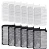 DAZZLUXE Sacchetto filtro per acquario, 12 pezzi, set di filtri a carbone attivo, sacchetto filtro a rete, sacchetto per filtro, filtro con cerniera, sacchetto a maglia fine, accessori per filtro