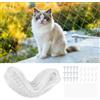 GFUEIGJ Rete per gatti per balcone senza foratura, 8 x 3 m, trasparente, rete di protezione per gatti in nylon, per la protezione di terrazze finestre porte