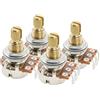 Musiclily Pro Metrica A500K Mini Potenziometro Split Shaft 9,5mm 4 Pezzi