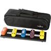 Caline® »CP-107 Mini Pedalboard« Pedaliera Mini Per Effetti Con Custodia Per Il Trasporto Softcase