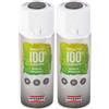 AREXONS 3708 SMALTO ACRILICO DIAMANTATO NERO SPRAY, 400 ml (Confezione da 2)