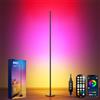 YICAIZI Lampada da terra a LED per soggiorno - 160 cm RGB Piantana Lampada da Terra Dimmerabile con telecomando e app, modalità musica, e Timer e DIY Modalità