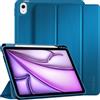 EasyAcc Cover Custodia Compatibile con iPad Air 11 Pollici M4/M3/M2 (2026/2025/2024), iPad Air 5/4 (Modello 2022/2020, 5a/4a Generazione), Supporta Ricarica Magnetica di iPencil,Blu Pavone