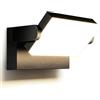ledmo 60W Applique da Parete Esterno/Interno 360° Lampade da Esterni Regolabile Applique Esterno per Terrazza Corridoio Giardini, Nero, 126 LEDs, 5000 Lumen, Bianco Caldo 3000K, IP65