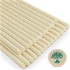 Ioggtser 26 pezzi bastoncino di cera per sigilli, pistola incollatrice ceralacca stick per timbro ceralacca, Milk White