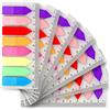 SZXMDKH Segnapagina Blocchetti memo adesivi Linguette adesive colorate di carta linguette adesive per Marcatore Segnalibri,Sticky Notes Index Segnapagina, Foglietti Portabile Adesivi per Fogli Report Libri
